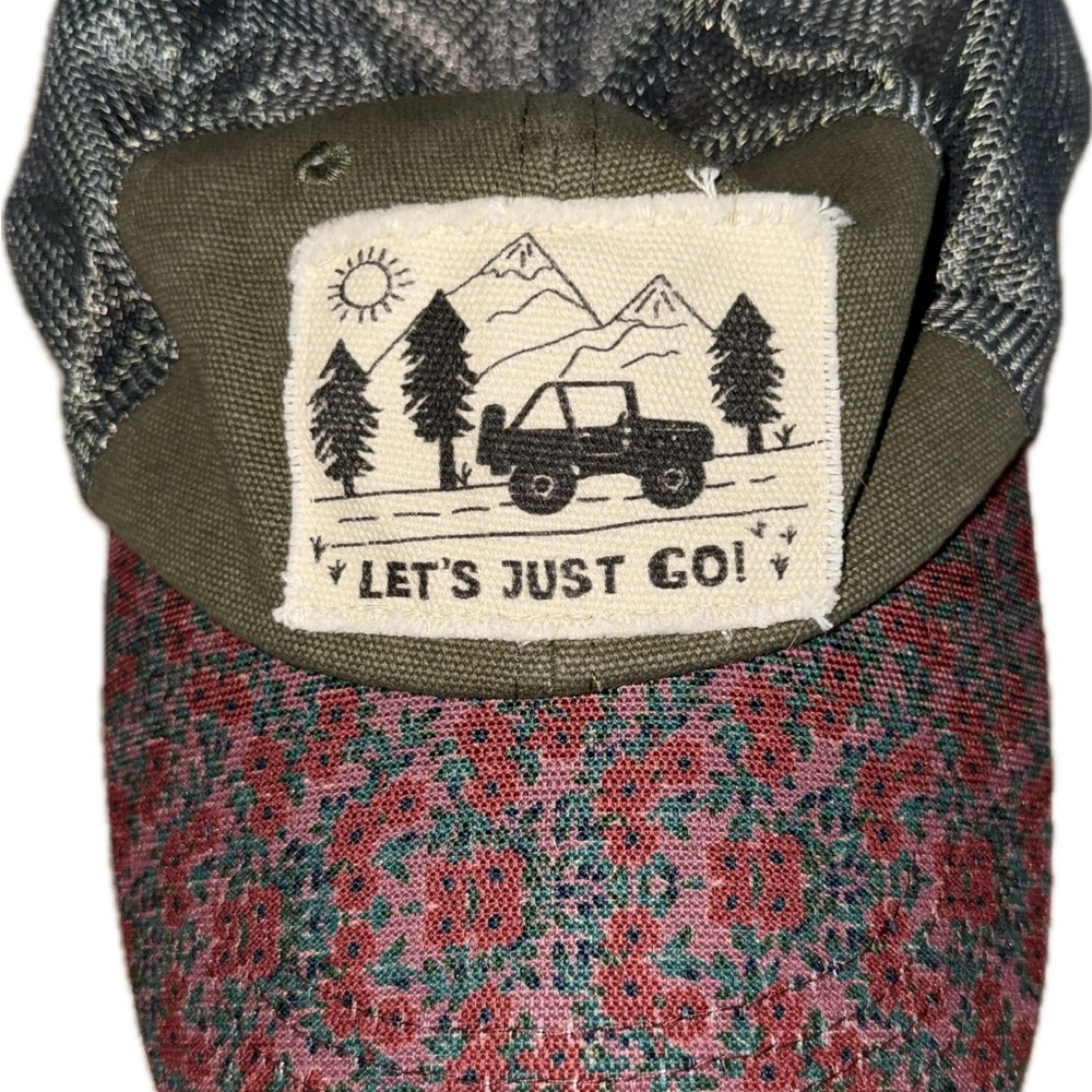 Floral Jeep “Let’s Just Go” Cap from Natural Life